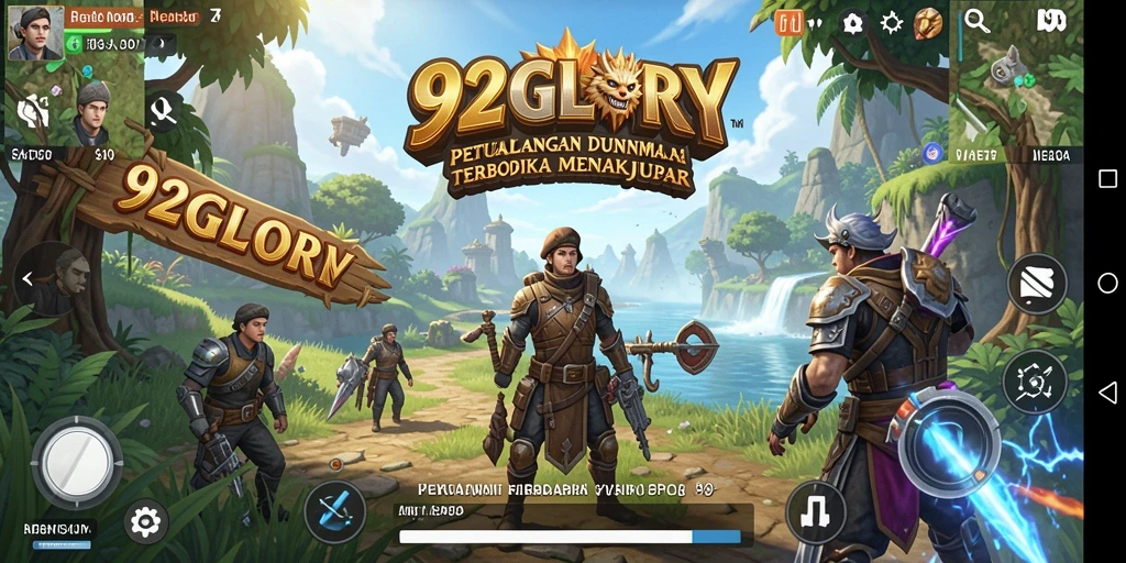 Tangkapan layar gameplay Open World yang memukau dan mengesankan dari 92GLORY.