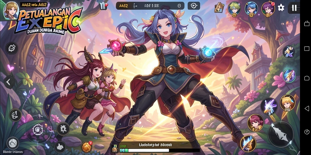 Gameplay menarik dalam dunia anime yang penuh tantangan.