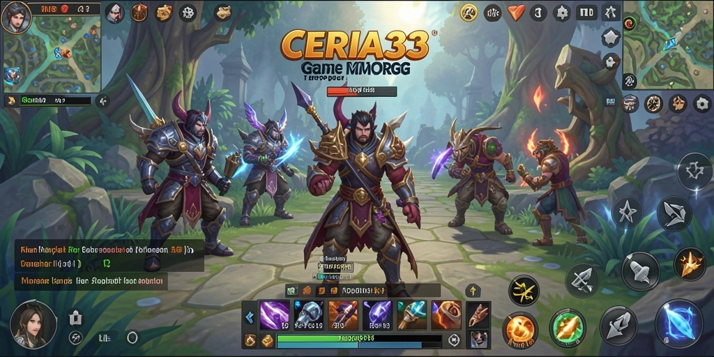 Gameplay seru dan interaktif dalam <strong>CERIA33</strong> MMORPG.