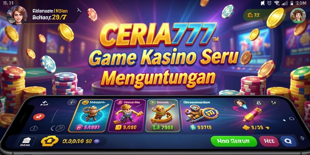 Tampilan menarik dari gameplay seru di CERIA777.