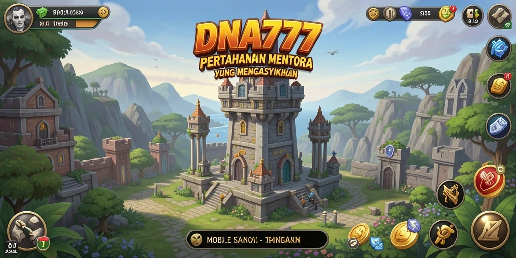 Tampilan gameplay seru dan mendebarkan dalam DNA777.