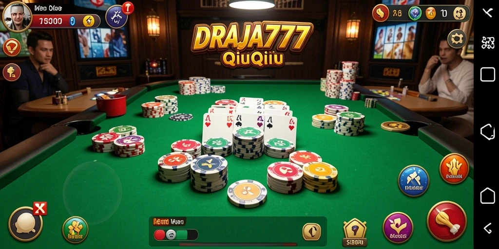 Tampilan gameplay QiuQiu yang menarik dan seru di DRAJA777.