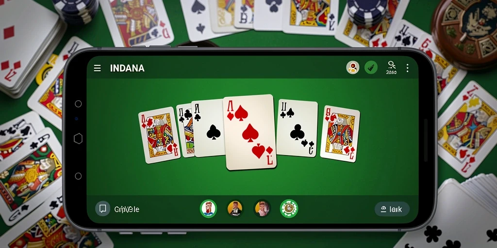 Tampilan gameplay Gaple yang menarik dan interaktif.