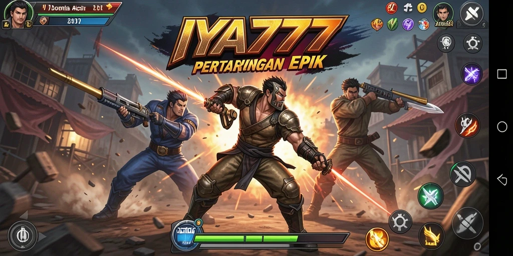 Screenshot dari gameplay seru IYA777 yang menunjukkan pertarungan aksi.