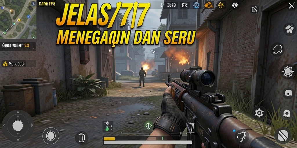 Gameplay intens dari JELAS777 dengan pertarungan FPS yang mendebarkan.