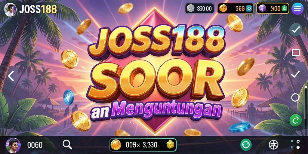 Screenshot gameplay JOSS188 menampilkan visual yang memukau dalam permainan Slot.