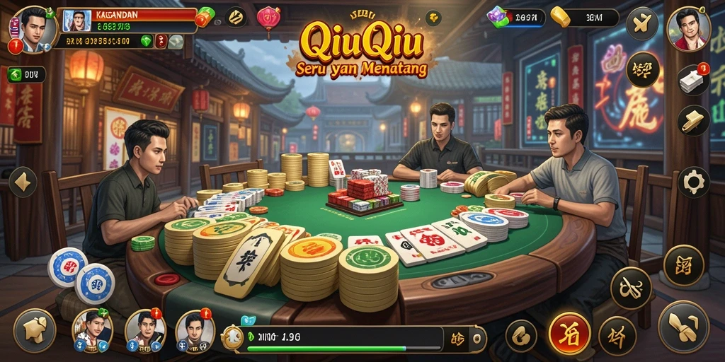 Screenshot gameplay KAGANDAN menunjukkan suasana kompetitif dan seru.