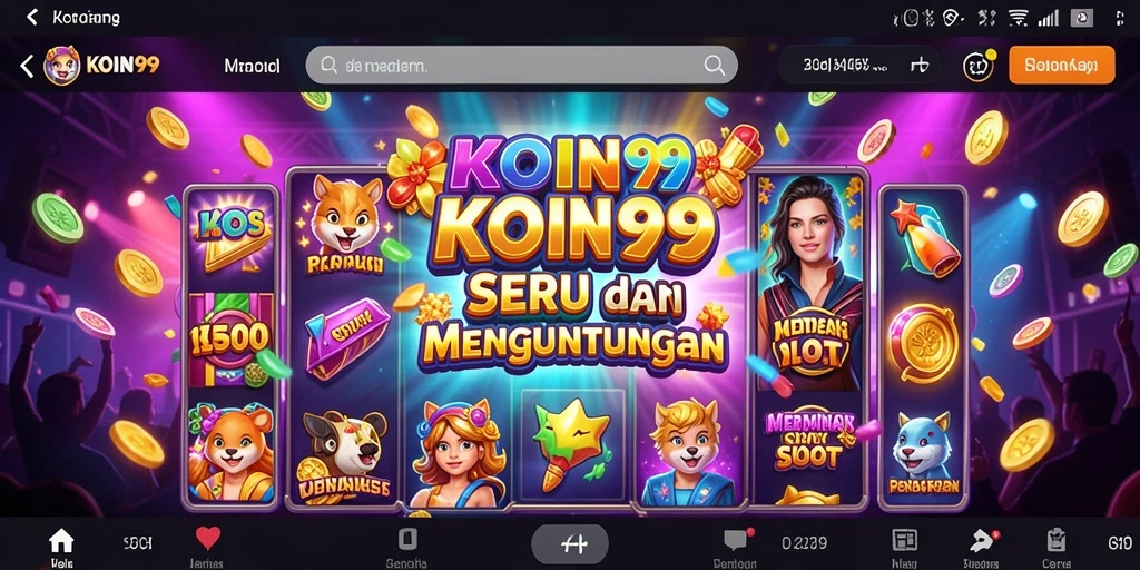 Tampilan gameplay KOIN99 yang mengasyikkan dan penuh warna.