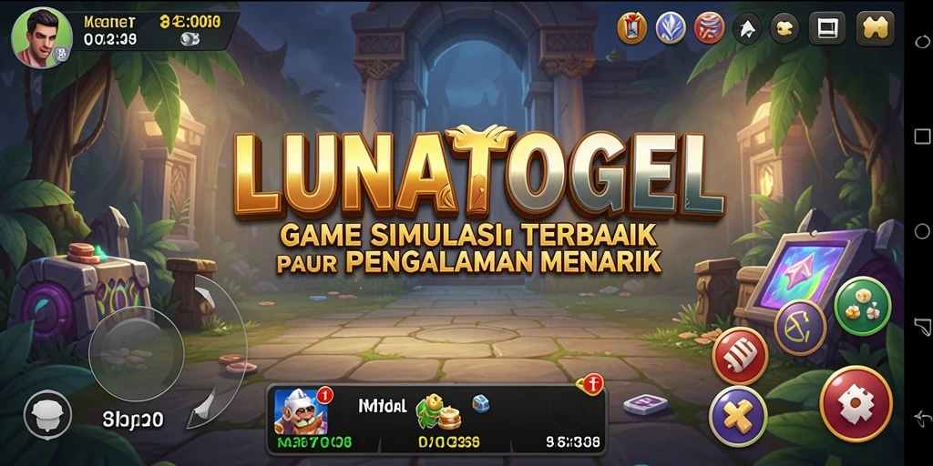 Tampilan gameplay LUNATOGEL dengan grafis menawan dan interaksi menarik.