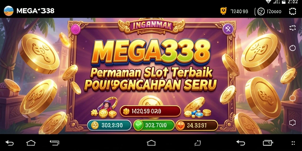 Screenshot utama MEGA338 menampilkan gameplay Slot yang menarik.