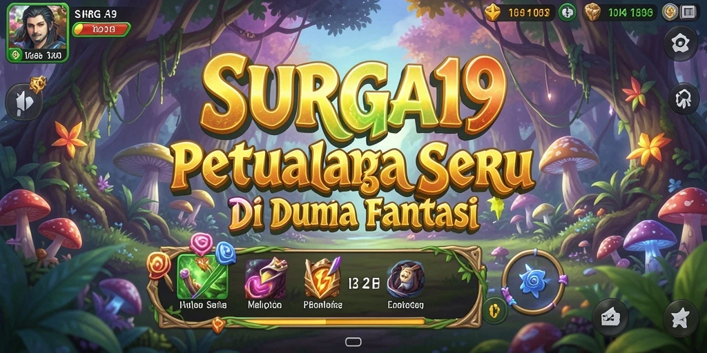Tampilan gameplay petualangan yang menarik di SURGA19.