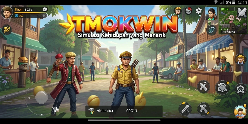 Tangkapan layar gameplay TMOKWIN yang menarik dan interaktif.