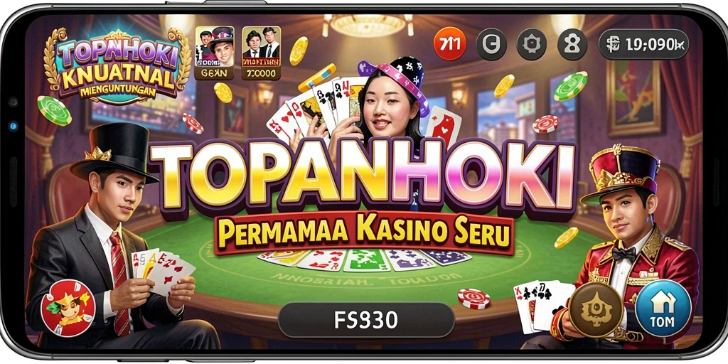 Tampilan gameplay seru di TOPANHOKI dengan efek visual yang mengesankan.