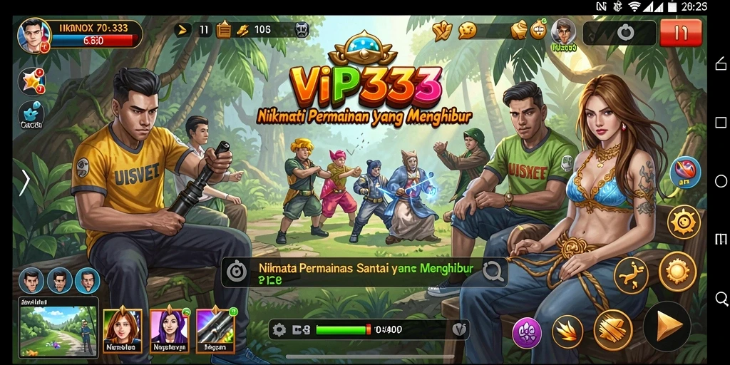 Tampilan gameplay menyenangkan dari VIP333 yang memikat.