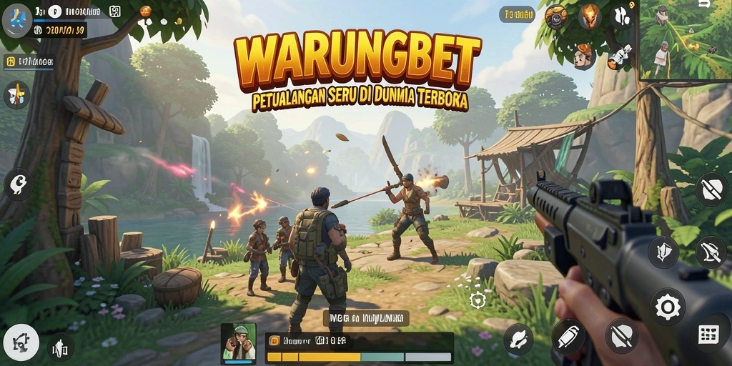 Tangkapan layar gameplay WARUNGBET yang menunjukkan eksplorasi dunia terbuka.