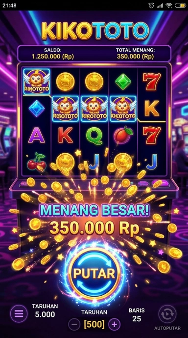 Halaman unduh aplikasi kikototo dengan berbagai pilihan menarik.